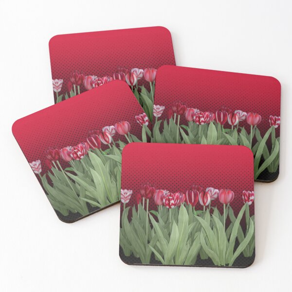 Item preview, Red Tulips on Gradient designed and sold by OBXLisaArt.