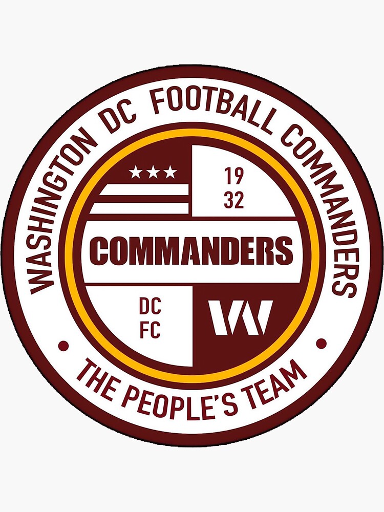 washington commanders helmet  Sticker for Sale by FunkyBaller