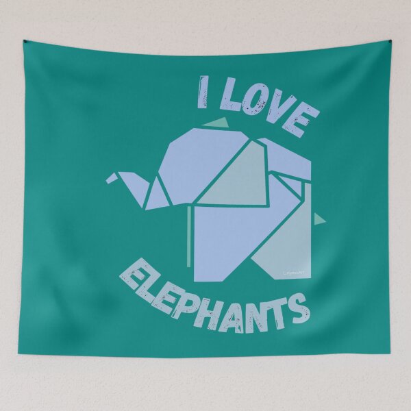 Item preview, I love elephant designed and sold by LukjanovArt.