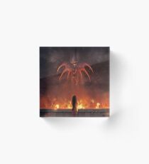 Alexandria Burning Acrylic Block