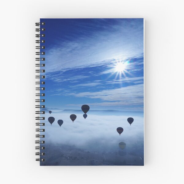 Item preview, Hot Air Balloons in Sky at Sunrise. designed and sold by superbling.