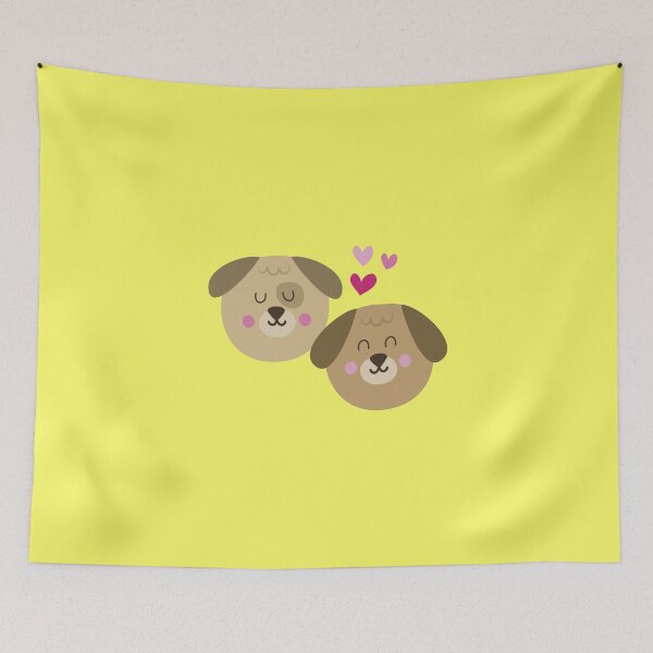Item preview, Cute Couple of Dog|Dog Lover|Valentines designed and sold by Touch of FEZ.