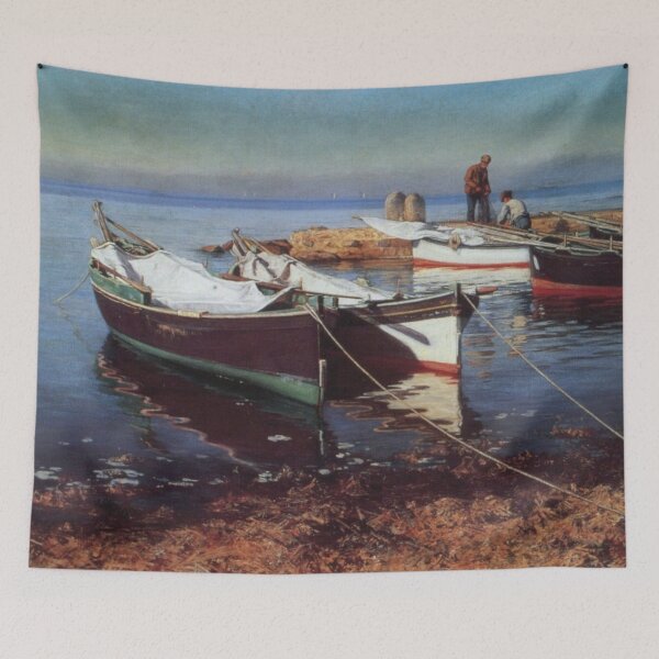 Item preview, Serene Waters: Boats Tied Together in Harmony designed and sold by SweetMySpot.