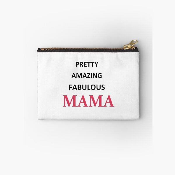 Item preview, Pretty Amazing Fabulous Mama Word Art in Black and Pink Letters designed and sold by Star58.