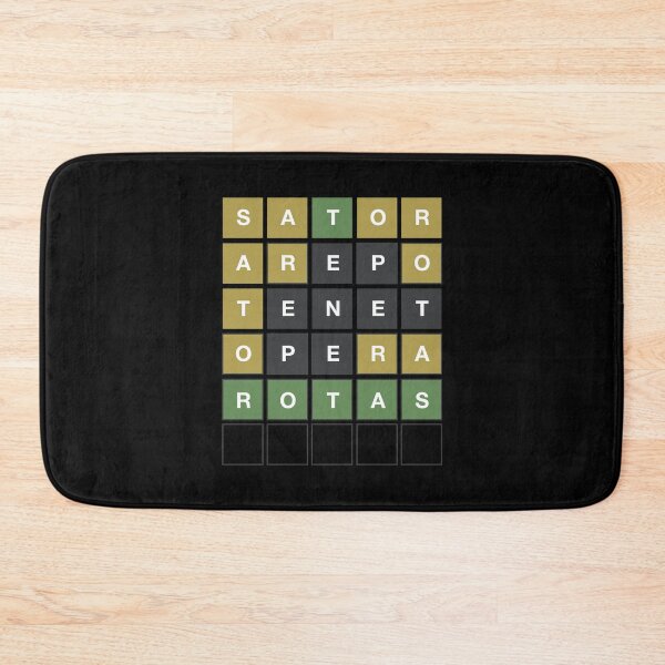 Item preview, Sator Square Latin Wordle Grid Design designed and sold by MintGubbins.