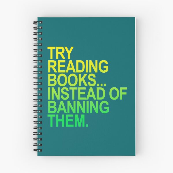 Item preview, Try Reading Books Books Instead of Banning Them designed and sold by Thelittlelord.