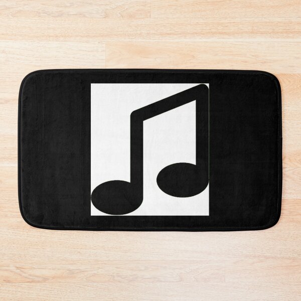 Aperçu de l'œuvre Notes de musique (noir) Sticker créée et vendue par allysonhat.