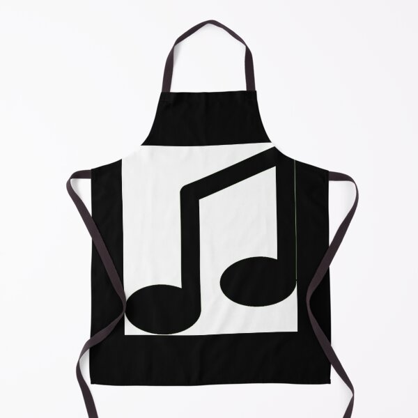 Aperçu de l'œuvre Notes de musique (noir) Sticker créée et vendue par allysonhat.