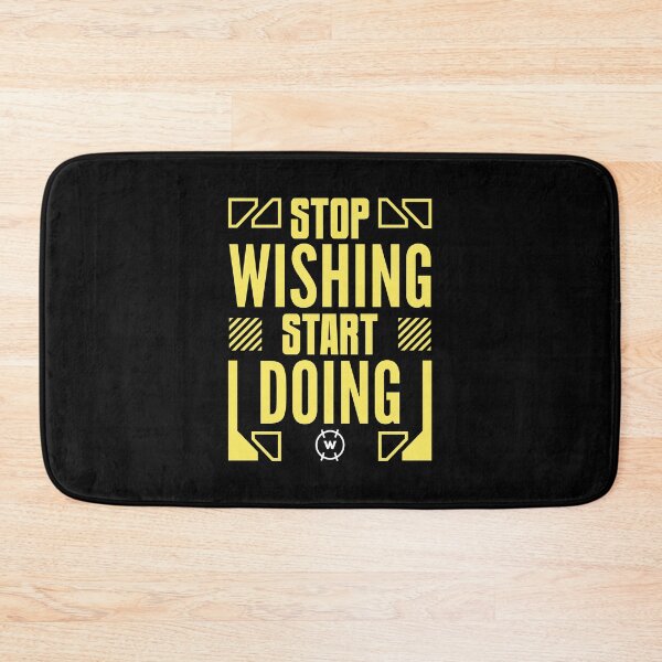 Item preview, Motivational Stop Wishing Start Doing Inspirational designed and sold by wingstar.