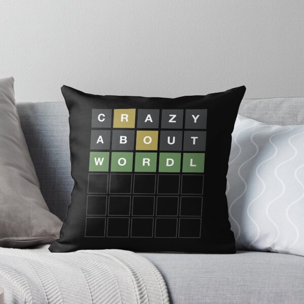 Item preview, Crazy About Wordl - Wordle Grid Design designed and sold by MintGubbins.