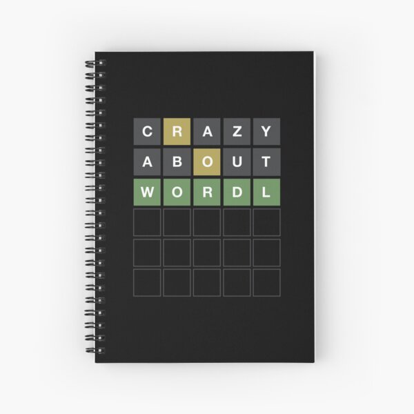 Item preview, Crazy About Wordl - Wordle Grid Design designed and sold by MintGubbins.