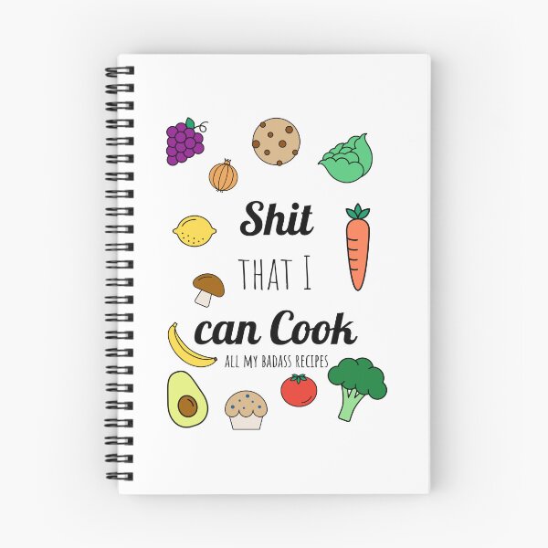 Item preview, Shit that I can Cook - Recipe book designed and sold by RouxHarbour.