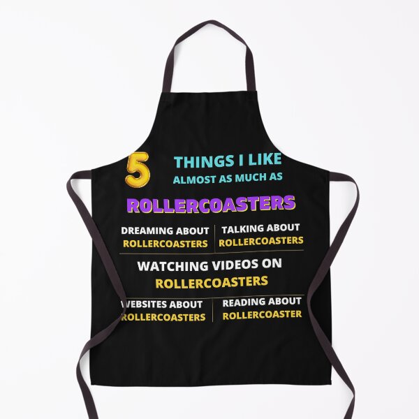 Item preview, Funny Hobby Roller Coaster Gifts 5 Things for Men Women designed and sold by WolfyAL.