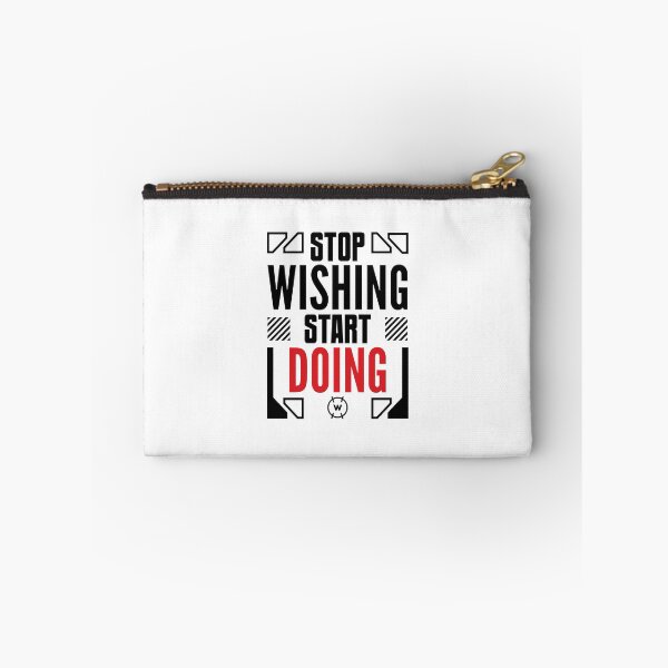 Item preview, Motivational Stop Wishing Start Doing Inspirational designed and sold by wingstar.