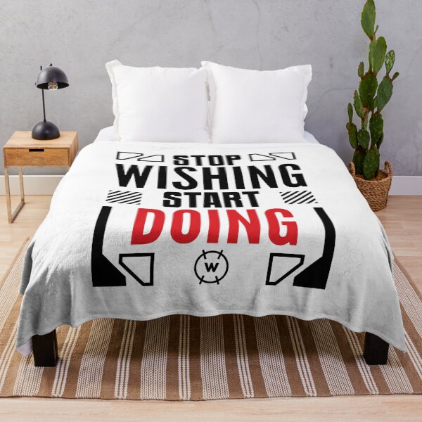 Item preview, Motivational Stop Wishing Start Doing Inspirational designed and sold by wingstar.