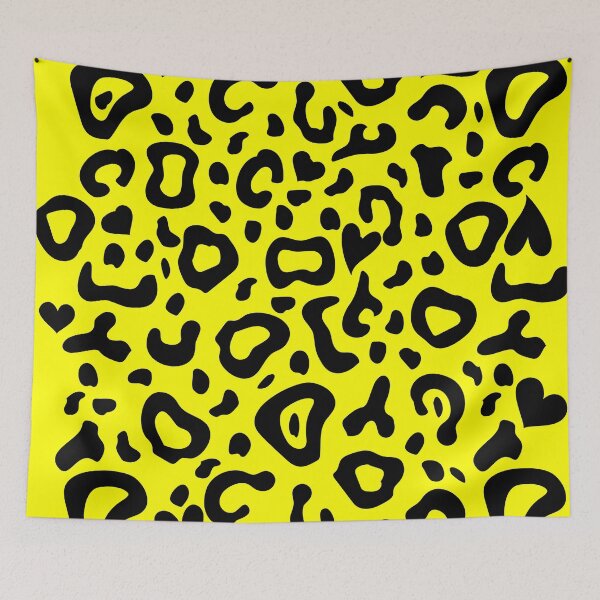 Item preview, Yellow Leopard 80s Rock N Roll designed and sold by concettaellis.