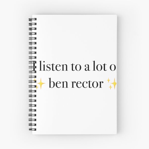Item preview, I listen to a lot of Ben Rector designed and sold by emmaleebell.
