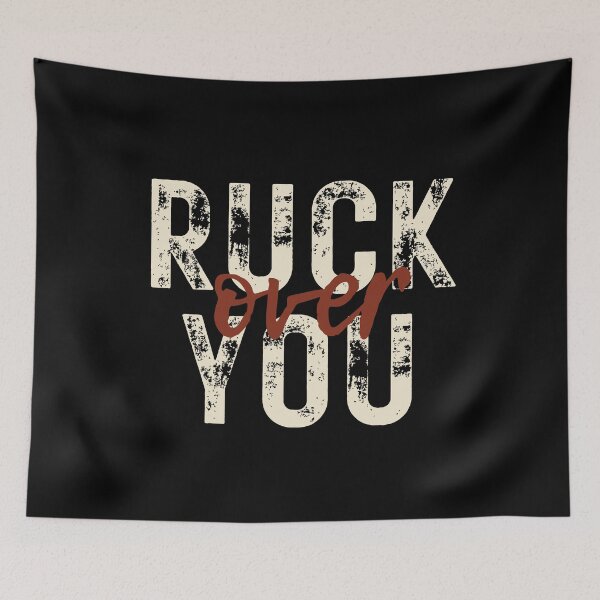 Item preview, RUCK (OVER) YOU RUGBY FOOTBALL designed and sold by Mercurial Merkaba.