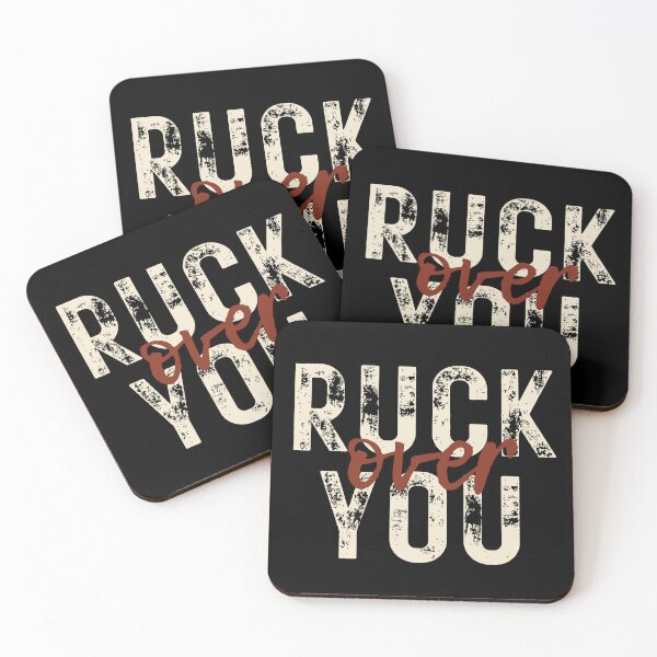 Item preview, RUCK (OVER) YOU RUGBY FOOTBALL designed and sold by Mercurial Merkaba.