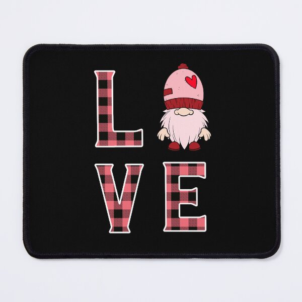 Item preview, Buffalo Plaid Gnome LOVE Valentine's Day designed and sold by Silly Dad Shirts.