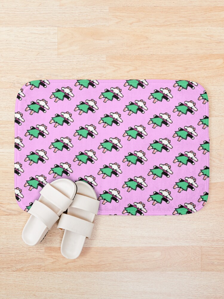 Pink Splat Bath Mat