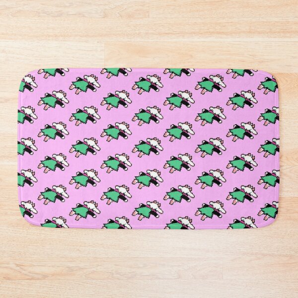 Pink Splat Bath Mat