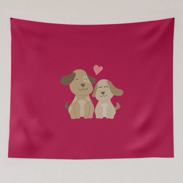 Item preview, Cute Couple of Dog|Dog Lover|Valentines designed and sold by Touch of FEZ.