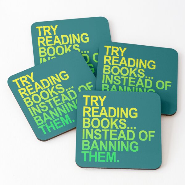 Item preview, Try Reading Books Books Instead of Banning Them designed and sold by Thelittlelord.