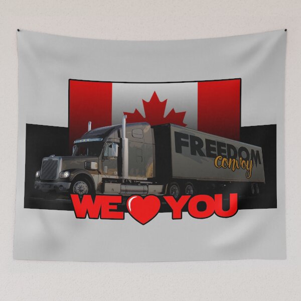 Item preview, FREEDOM CONVOY - CANADA - WE LOVE YOU designed and sold by André Cremers.