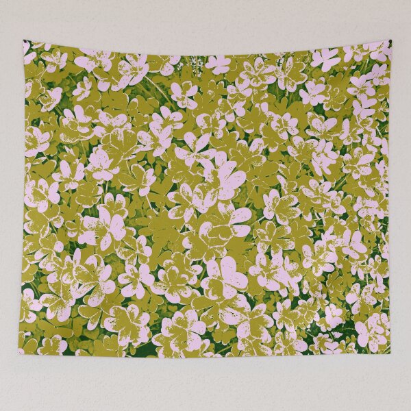 Item preview,  Olive-pink Shamrock with a twist by Iritof designed and sold by iritof.