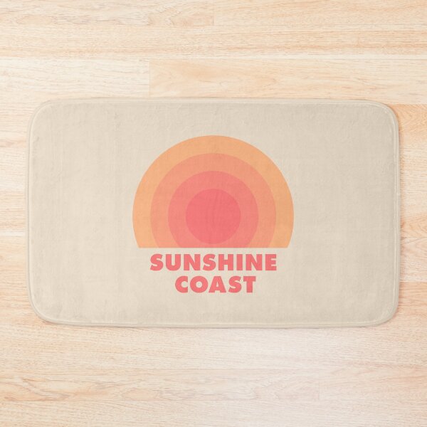 Item preview, Sunshine Coast Retro Rainbow Badge Orange designed and sold by modeoftravel.