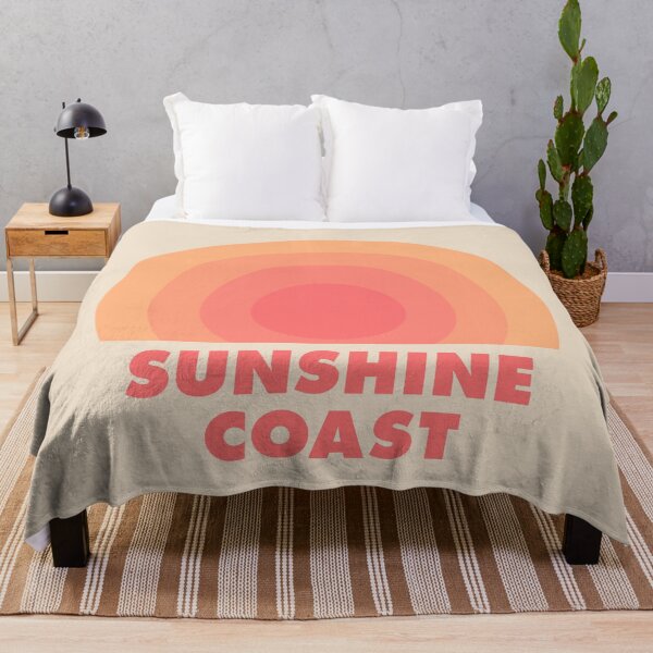 Item preview, Sunshine Coast Retro Rainbow Badge Orange designed and sold by modeoftravel.