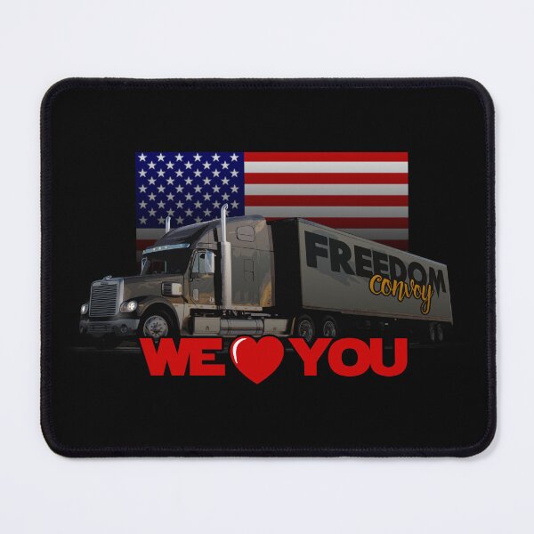 Item preview, FREEDOM CONVOY - AMERICA - WE LOVE YOU designed and sold by André Cremers.