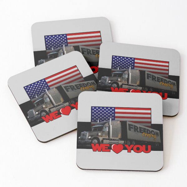 Item preview, FREEDOM CONVOY - AMERICA - WE LOVE YOU designed and sold by André Cremers.