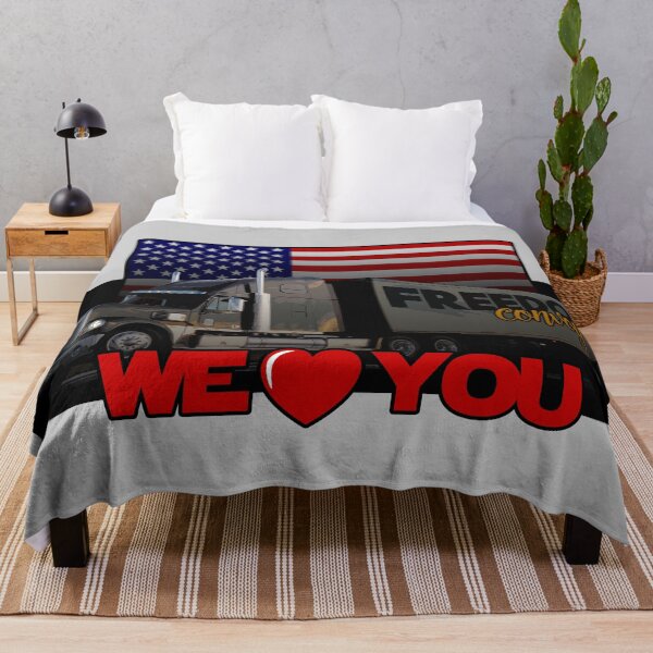 Item preview, FREEDOM CONVOY - AMERICA - WE LOVE YOU designed and sold by André Cremers.