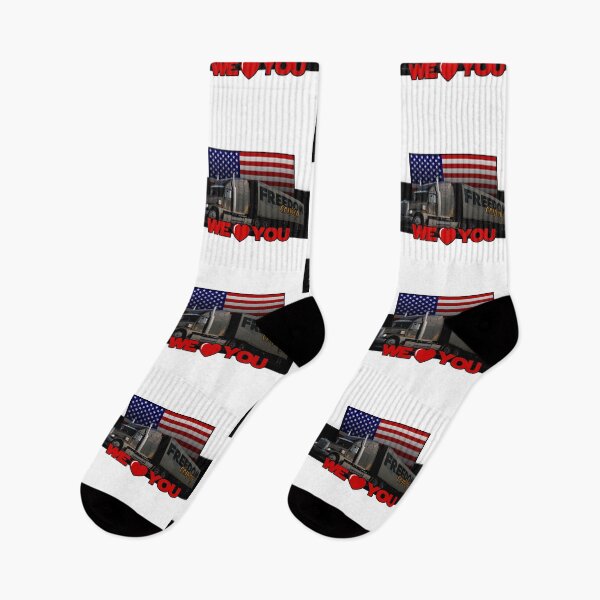 Item preview, FREEDOM CONVOY - AMERICA - WE LOVE YOU designed and sold by André Cremers.