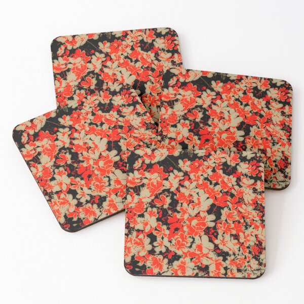 Item preview, Red-black-beige Shamrock with a twist by Iritof designed and sold by iritof.