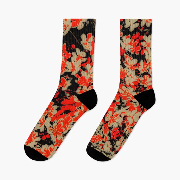 Item preview, Red-black-beige Shamrock with a twist by Iritof designed and sold by iritof.