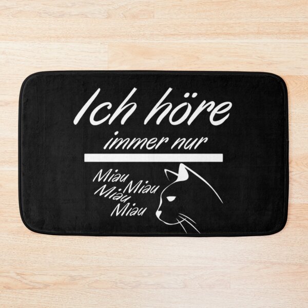 Artikelvorschau, Ich höre Immer - Nur Miau Miau Miau entworfen und verkauft von dawia.