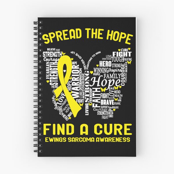 Item preview, Butterfly Ribbon Spread The Hope Find A Cure Ewings Sarcoma Awareness designed and sold by Tadmab.