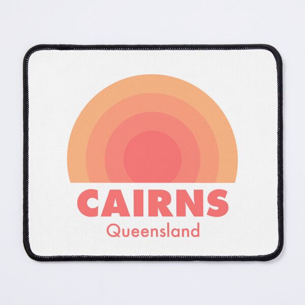 Item preview, Cairns Retro Rainbow Badge Orange designed and sold by modeoftravel.
