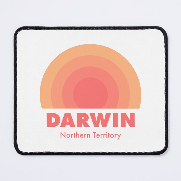 Item preview, Darwin Retro Rainbow Badge Orange designed and sold by modeoftravel.