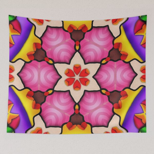 Item preview, Retro abstract illustration mandala flower. designed and sold by DaliaSabryTee.