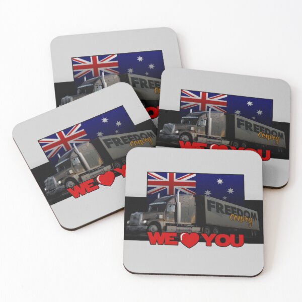 Item preview, FREEDOM CONVOY - AUSTRALIA - WE LOVE YOU designed and sold by André Cremers.
