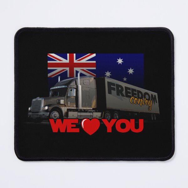 Item preview, FREEDOM CONVOY - AUSTRALIA - WE LOVE YOU designed and sold by André Cremers.