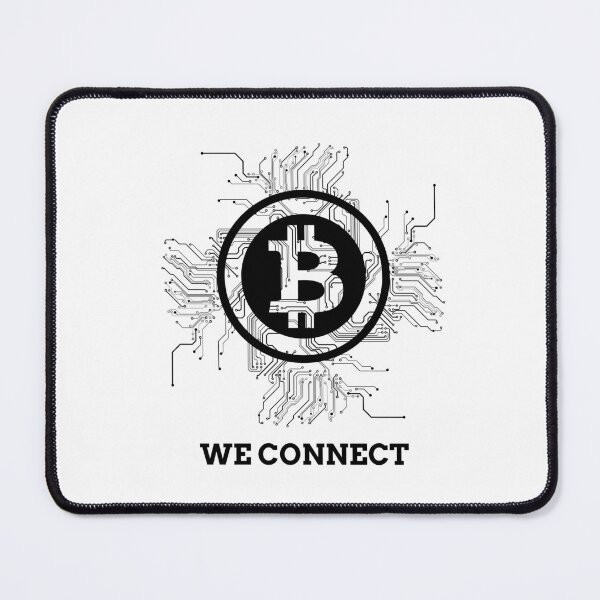 Item preview, We connect bitcoin - Black - connection - money designed and sold by PICbyFemke.