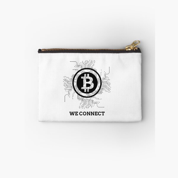 Item preview, We connect bitcoin - Black - connection - money designed and sold by PICbyFemke.
