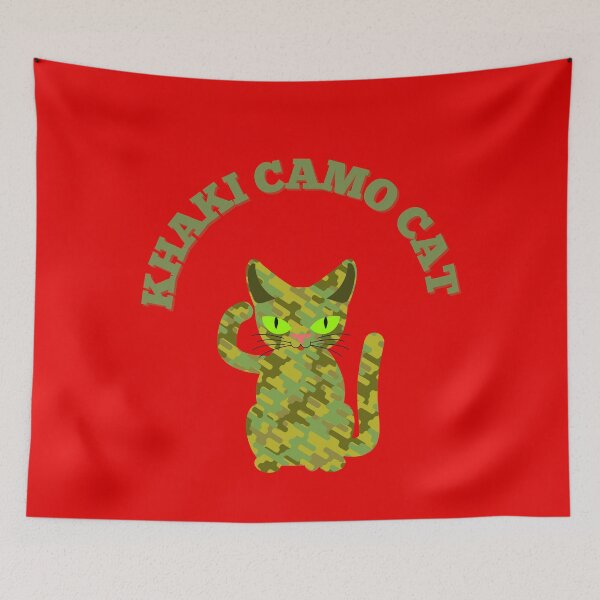 Item preview, Khaki Color Aesthetic - Cute Khaki Camo Cat design for cat lovers/cat owners/cat mom’s/cat dad’s  designed and sold by haRexia.
