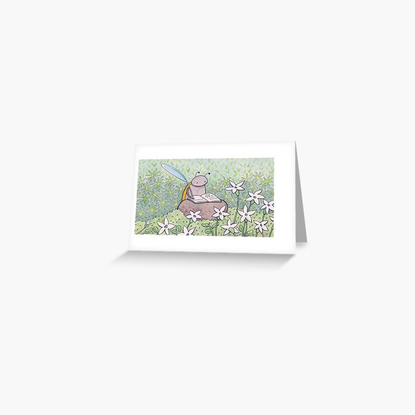 Mini White Stars Greeting Card