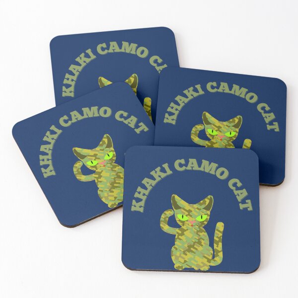 Item preview, Khaki Color Aesthetic - Cute Khaki Camo Cat design for cat lovers/cat owners/cat mom’s/cat dad’s  designed and sold by haRexia.